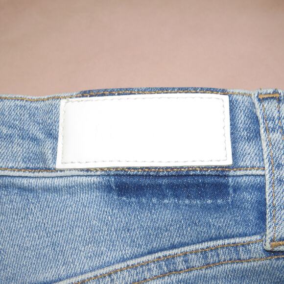 Re/Done Originals Light Wash Denim 90’s High Rise Skinny Ankle Crop Jeans - Picture 10 of 13